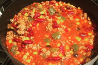 The ultimate turkey chili